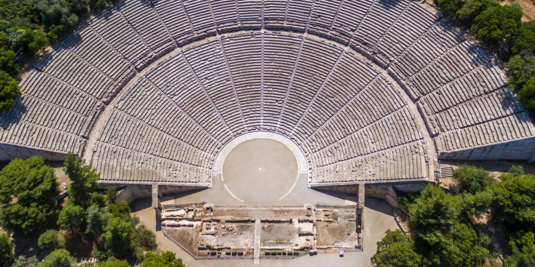 Ancient theater Epidaurus or Epidavros