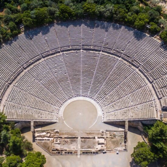 Ancient theater Epidaurus or Epidavros